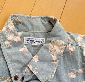 ☆全国送料込☆ サンサーフ　SUNSURF アロハシャツ　プルオーバー　Sサイズ　