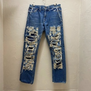 amok アモク SCRATCH DENIM PANTS SIZE M 【代官山10】