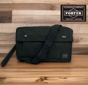 極美品　PORTER　ポーター SMOKY　スモーキー 2WAY ショルダー　セカンドバッグ