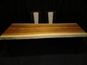 E024　杉　スギ　一枚板　天板　ダイニング　座卓　ローテーブル　カウンター　テーブル　一枚板テーブル　無垢一枚板　