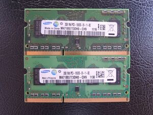  Note for memory SAMSUNG 2GB 1Rx8 PC3-10600S DDR3-1333 2 pieces set total 4GB operation verification ending outside fixed form postage Y140 possible 