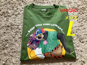 Lサイズ　ユニクロ　UNIQLO UTGP2023： MAGIC FOR ALL UT グラフィックTシャツ（半袖・レギュラーフィット）クルーネック　ナマケモノ