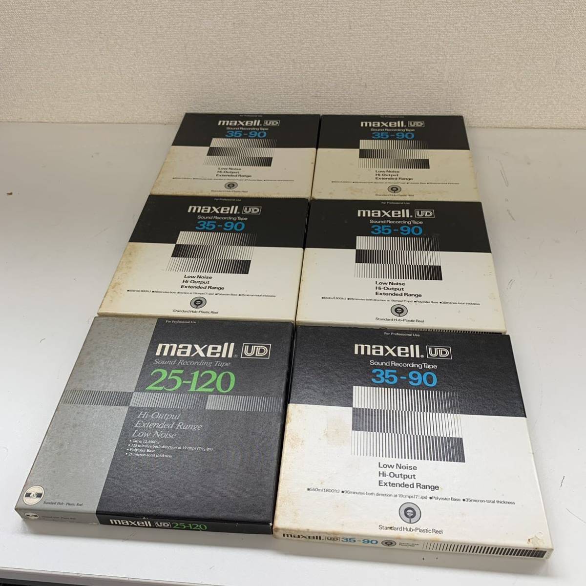 maxell マクセル UD 50-60 オープンリールテープ 12本セット-