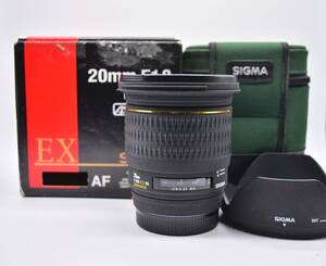 ★外観美品★ シグマ SIGMA 20mm F1.8 EX DG RF ASPHERICAL ソニーAマウント用　G1642＃833