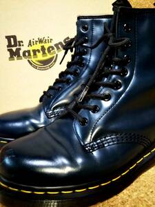 【Dr.MARTENS】ドクターマーチン 1460 8ホールブーツ UK8 (27cm ) 8EYE BOOT スムースレザー ネイビー【箱付き】