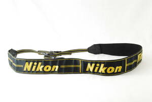 ☆レア☆Nikon ニコン プロストラップ 初期 旧型 黄色(イエロー)×黒色(ブラック) フイルム カメラ プロスト Professional camera strap☆