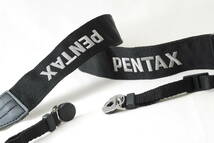 ☆Pentax ペンタックス カメラ ストラップ 645NⅡ 6×7Ⅱ645/67用 黒色(ブラック)×シルバー 刺繍文字 金具付き Camera Strap 2 リコー☆_画像3