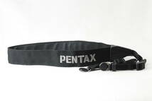 ☆Pentax ペンタックス カメラ ストラップ 645NⅡ 6×7Ⅱ645/67用 黒色(ブラック)×シルバー 刺繍文字 金具付き Camera Strap 2 リコー☆_画像1