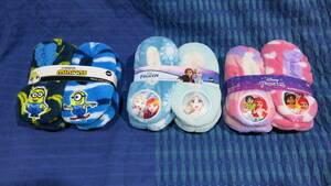  new goods exhibition goods cost ko slippers socks set 3~5 -years old Disney hole . snow. woman . Princess Mini on zFROZEN PRINCESS MINIONS Disney
