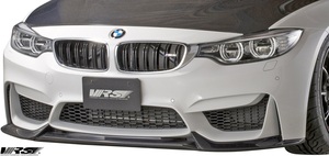 【M’s】F82 M4 クーペ (2014y-2020y) VARIS フロントスポイラー BMW バリス カーボン CARBON CFRP エアロパーツ サーキット VAB-8202