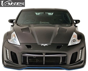 【M's】日産 Z34 フェアレディZ (2008y-) VARIS ARISING-II クーリングボンネット (ダクトカバー付) FRP製 バリス エアロ VBNI-107