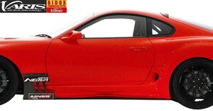 【M’s】TOYOTA SUPRA JZA80 (1993y-2002y) VARIS RIDOX サイドスカート 左右 FRP バリス リドックス エアロ RDTO002 RDTO-002