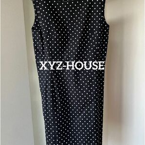 XYZ-HOUSE　グラン山貴　ワンピース　ノースリーブワンピース　ドット柄