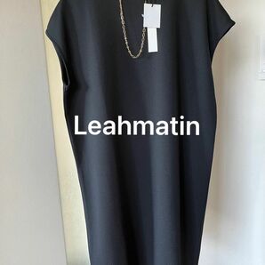 美品　Leahmatin ブラックワンピース　チュニック ワンピース