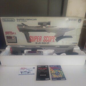 スーパーファミコン スーパースコープ　SUPER SCOPE 任天堂 Nintendo SHVC-SSA　　棚