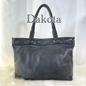 Dakota ブラック　トートバッグ　ハンドバッグ　レザー　321