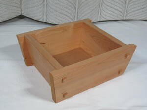 木箱　小物入れ　木製　大　サイズ：約 25ｃｍｘ22ｃｍｘ10ｃｍ