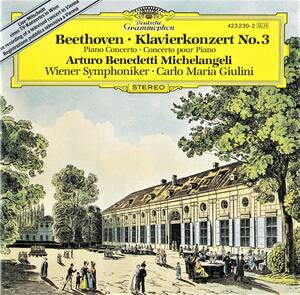廃盤超希少 初期西独盤 ミケランジェリ ジュリーニ ウイーン・フィル ベートーヴェン ピアノ協奏曲 第3番 Op.37 