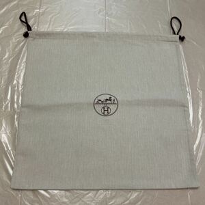 エルメス　保存袋　46×44 ヘリンボーン HERMES 布袋　巾着袋　袋　バッグ　鞄　バーキン　ケリー　バーキン バーキン30 B 5