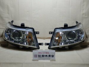 コーティング加工済み マツダ ＡＺワゴン MJ23S ヘッドランプ 左右セット HID コイト 100-59191 1A45-51-031 1A43-51-041 レンズ再生済み