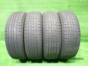 中古 イエローハット タイヤ 夏 195/65R15 4本 2021年 エコファイン