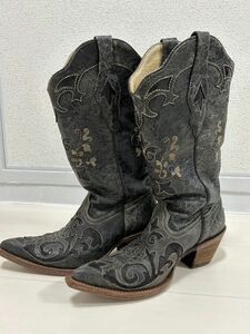 【美品】メキシコ製『CORRAL BOOTS 』ウエスタンブーツ