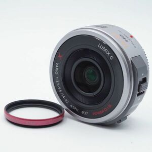 【美品】パナソニック ルミックス G X VARIO PZ 14-42mm F3.5-5.6 ASPH POWER O.I.S. シルバー H-PS14042-S #484