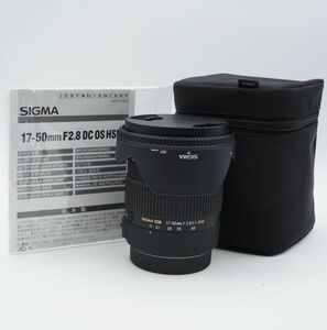 【新品級】SIGMA 17-50mm F2.8 EX DC OS HSM キヤノン用 #311