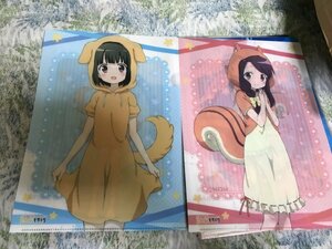 219クリアファイル　きんいろモザイク　原悠衣 アニメイト限定 アニくじ　　2枚セット　忍　穂乃花