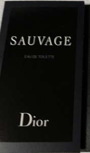 Dior クリスチャン　ディオール　ソヴァージュ オードゥ トワレ　1ml 香水　原産国　フランス サンプル