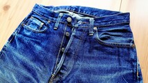 ★DENIME/ドゥニーム デニムパンツ/ジーパン/ジーンズ W29 ボタンフライ セルビッチ チェーンステッチ_画像3