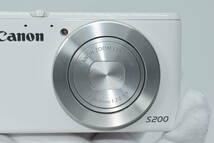 Canon PowerShot S200 10.1 Mega Pixels Digital Camera White [美品] #804A_画像7