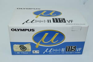 Olympus μ mju ii 115 μ-II 115 VF 35mm Point & Shoot Film Camera JAPAN [新品] #829A