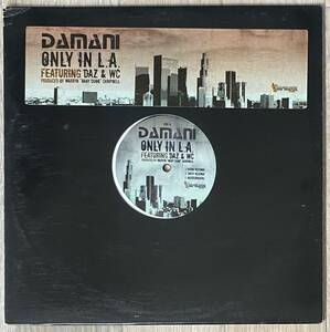 即決！Damani - Only In L.A. / Daz Dillinger / WC / My Block Records / G-Rap / West Coast / ウェッサイ