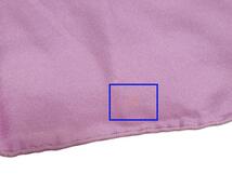 クリスチャンディオール 大判 スカーフ ピンク ロゴ ライトパープル 絹 シルク100％ Christian Dior 【中古】_画像5