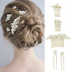 ヘアゴム　ヘアシュシュ　ヘアピン　ウェディング　 結婚式　豪華ジュエリー　ヘッドドレス　ヘアアクセサリー　髪飾り