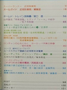 t5b古本【鉄道】昭和55.05 東西線5000系ボルスタレス台車テスト 湘南モノレール400形 佐々木桔梗[山中散生 列車詩集 とアンプ レール 紹介