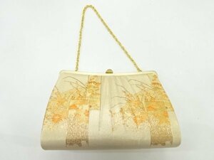 ys6778829;.sou tanzaku . flower pattern woven .. Japanese clothing bag [ recycle ][ put on ]