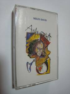 [ cassette tape ] MILES DAVIS / AMANDLA US version mile s* Davis a man gong MR. PASTORIUS compilation MARCUS MILLER