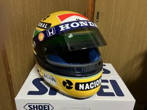  редкий!! i-ll тонн * Senna '92 Япония GP specification Marlboro McLAREN Honda 1/1 SHOEI X-FOUR* копия шлем размер /M