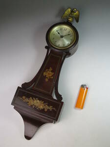 米国製 セス・トーマス 小型バンジョー掛時計