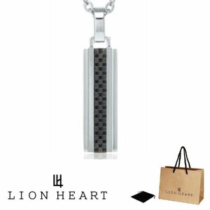 新品 送料無料 正規品 ライオンハートLION HEART ペンダント ネックレス 04N141SM プレート モチーフ ステンレス メンズ