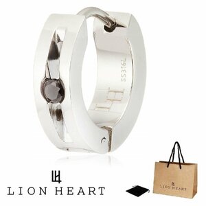 ライオンハート LION HEART フープ シングル 片耳 ピアス メンズ シルバー LHMP001NS ネコポス送料無料 新品 正規品