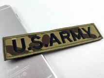 アメリカ陸軍 US ARMY パッチ ワッペン サバゲー ミリタリー ベルクロ CP迷彩 DM便発送_画像4