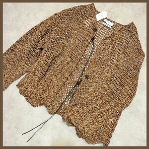 【 新品 】 amachi. アマチ Waterscape Hand Cardigan ユニセックス カーディガン 和紙