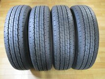 新車外し バリ山 イボ付 2023年 195/80R15 107/105N LT タイヤ 4本 ダンロップ 200系 ハイエース NV350 キャラバン シムニー シエラ_画像1