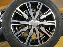 溝有り ダイハツ LA150S ムーヴ カスタム / ウェイク 純正 ホイール タイヤ 4本 14インチ 155/65R14 タント キャンバス トコット コンテ 他_画像2