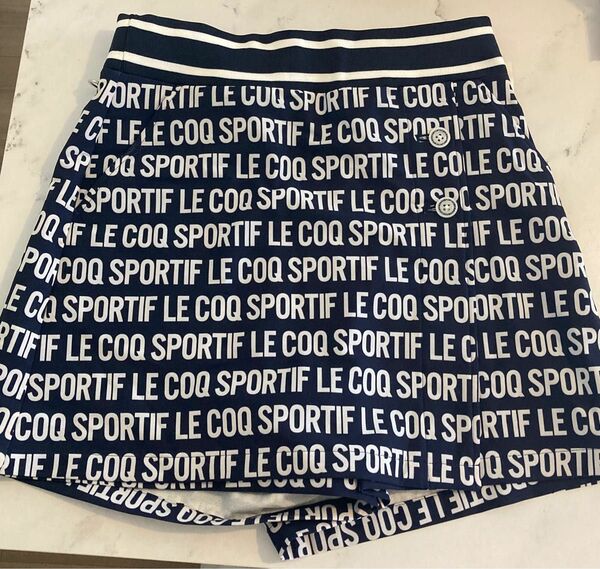 ルコック le coq sportif ゴルフウェア スカート レディース ロゴプリントキュロットスカート