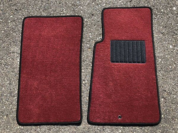 ■送料無料■マツダ ロードスター NB系 ワイン無地 フロアマット カーマット 日本産 新品 クラシック(年式:H10年1月~H17年8月)
