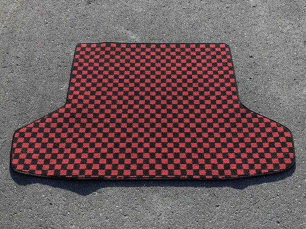 ■送料無料■トヨタ プリウスα ZVW41 チェックレッド ラゲッジマット ラゲージ トランク 荷台 日本産 新品(年式:H23年5月~現行)